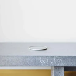 925 JARS CERAMISTES Assiettes Plates-Assiette ronde Maguelone - Cachemire