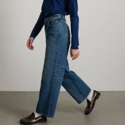 Femme B SIDES L'esprit Merci|Jeans-- Jeans Elissa High Wide - Catewash