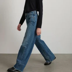 Femme B SIDES L'esprit Merci|Jeans-- Jeans Marcel Culotte - Liselblue