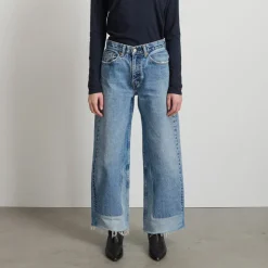 Femme B SIDES L'esprit Merci|Jeans-- Jeans Reworked Culotte - Vintage Indigo