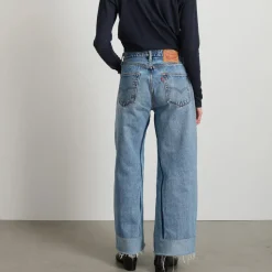 Femme B SIDES L'esprit Merci|Jeans-- Jeans Reworked Culotte - Vintage Indigo