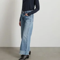 Femme B SIDES L'esprit Merci|Jeans-- Jeans Reworked Culotte - Vintage Indigo