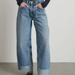 Femme B SIDES L'esprit Merci|Jeans-- Jeans Reworked Culotte - Vintage Indigo