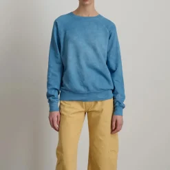 Femme B SIDES Jeans-- Sweat Crewneck - Aroblue