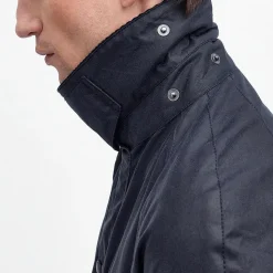 Homme Barbour L'esprit Merci|Vestes-- Veste Ashby Wax Jacket - Marine