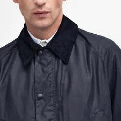Homme Barbour L'esprit Merci|Vestes-- Veste Ashby Wax Jacket - Marine