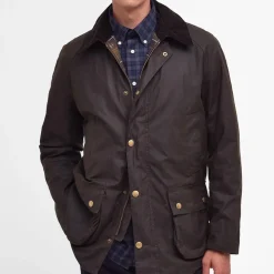 Homme Barbour L'esprit Merci|Vestes-- Veste Ashby Wax Jacket - Olive