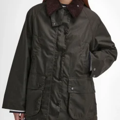 Femme Barbour L'esprit Merci|Vestes-- Veste Bedale Wax - Olive