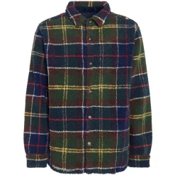 Homme Barbour Vestes-- Veste Bryson Tartan - Bleu