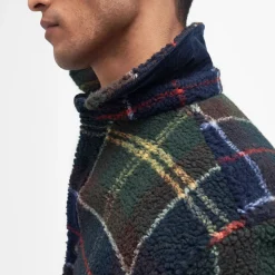 Homme Barbour Vestes-- Veste Bryson Tartan - Bleu