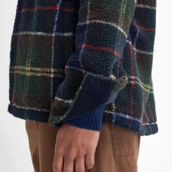 Homme Barbour Vestes-- Veste Bryson Tartan - Bleu