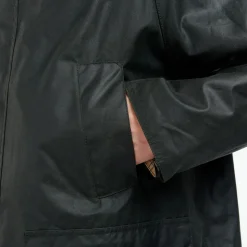 Homme Barbour Vestes-- Veste Os Bedale Wax - Sage