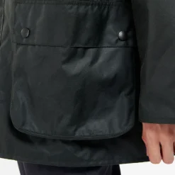 Homme Barbour Vestes-- Veste Os Bedale Wax - Sage