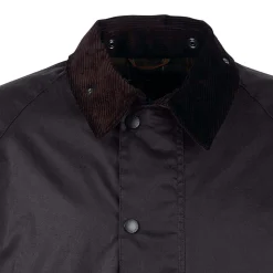 Homme Barbour L'esprit Merci|Vestes-- Veste Os Transport Wax - Marine
