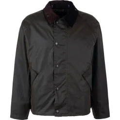 Homme Barbour L'esprit Merci|Vestes-- Veste Os Transport Wax - Olive