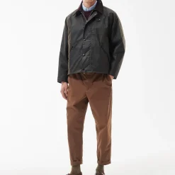 Homme Barbour L'esprit Merci|Vestes-- Veste Os Transport Wax - Olive