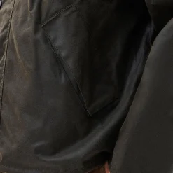 Homme Barbour L'esprit Merci|Vestes-- Veste Os Transport Wax - Olive