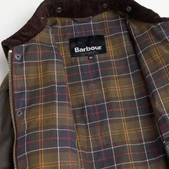 Homme Barbour L'esprit Merci|Vestes-- Veste Os Transport Wax - Olive