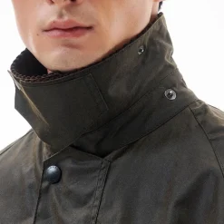 Homme Barbour L'esprit Merci|Vestes-- Veste Os Transport Wax - Olive