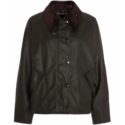 Femme Barbour Vestes-- Veste Transport Wax - Olive