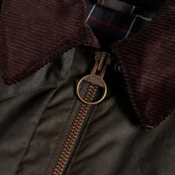 Femme Barbour Vestes-- Veste Transport Wax - Olive