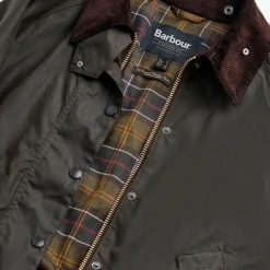 Femme Barbour Vestes-- Veste Transport Wax - Olive