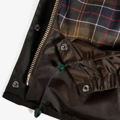 Femme Barbour Vestes-- Veste Transport Wax - Olive