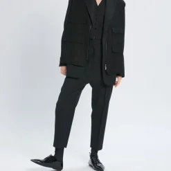 Femme Barena Pantalons-Venezia - Pantalon Inge - Noir