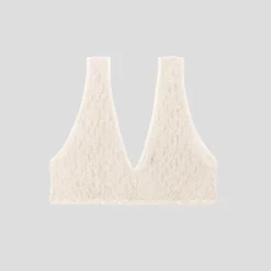 Femme BASERANGE Sous-vêtements-- Bralette Crescent - Blanc