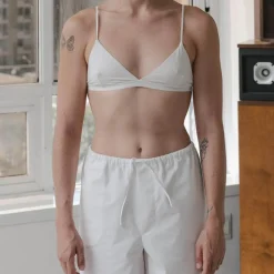 Femme BASERANGE Sous-vêtements-- Bralette Mississipi - Blanc