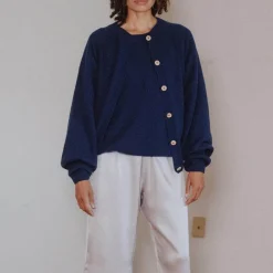 Femme BASERANGE Mailles-- Cardigan Soar - Bleu