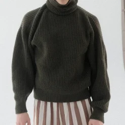 Femme BASERANGE Mailles-- Col roulé mea - Foret