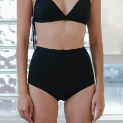 Femme Baserange Sous-vêtements-- Culotte Bell - Noir