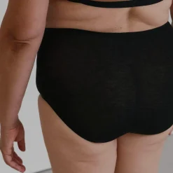 Femme Baserange Sous-vêtements-- Culotte Bell - Noir