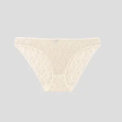 Femme BASERANGE Sous-vêtements-- Culotte Crescent - Blanc