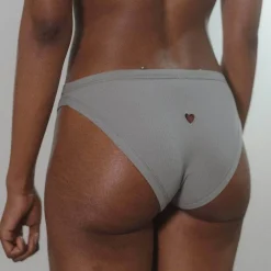 Femme BASERANGE Sous-vêtements-- Culotte Heart Bell - Bleu