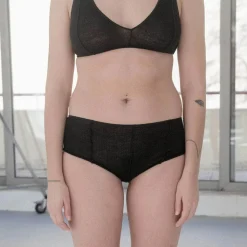 Femme BASERANGE Sous-vêtements-- Culotte Vein - Noir