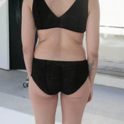 Femme BASERANGE Sous-vêtements-- Culotte Vein - Noir