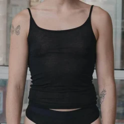 Femme BASERANGE T-shirts-- Débardeur - Noir