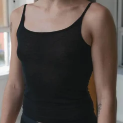 Femme BASERANGE T-shirts-- Débardeur - Noir