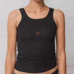 Femme BASERANGE T-shirts-- Débardeur Heart - Noir