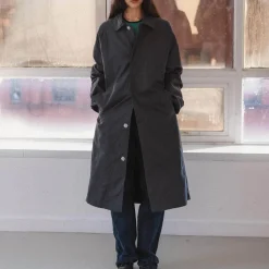 Femme BASERANGE Manteaux-- Manteau Long Even - Noir