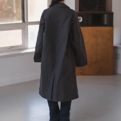 Femme BASERANGE Manteaux-- Manteau Long Even - Noir