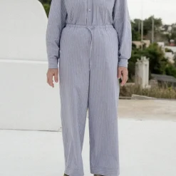 Femme Baserange Pantalons-- Pantalon Limber - Bleu