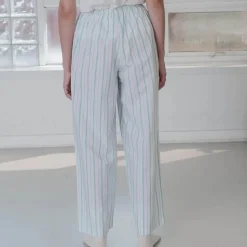 Femme BASERANGE Pyjamas|Pyjamas-- Pantalon pyjama Kolla - Rayées Bleu