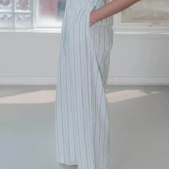 Femme BASERANGE Pyjamas|Pyjamas-- Pantalon pyjama Kolla - Rayées Bleu