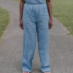 Femme BASERANGE Pantalons-- Pantalon Stoa - Bleu