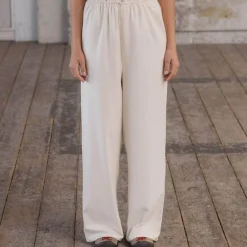 Femme BASERANGE Pantalons-- Pantalon Stoa - Blanc