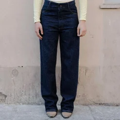 Femme Baserange Jeans-- Pantalon Tajo - Bleu