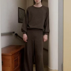 Femme Baserange Mailles-- Pull Soar - Marron